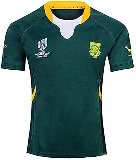 Rugby rugby jersey of the Rugby World Cup 2019 South Africa Rugby Jersey Home Domed/Short-sleeved T-shirt for Men South Africa Training Costume Outside Home.. DIAYTAR NIGERIA brings the nation's largest product catalog to your doorstep at prices you'll appreciate.