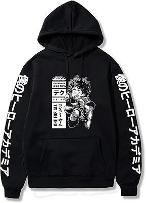 My Hero Academia Garçons Girls Children Teens Young Young Sweatshirt Hooded Sweat.. Join millions of satisfied shoppers using DIAYTAR Nigeria every day.