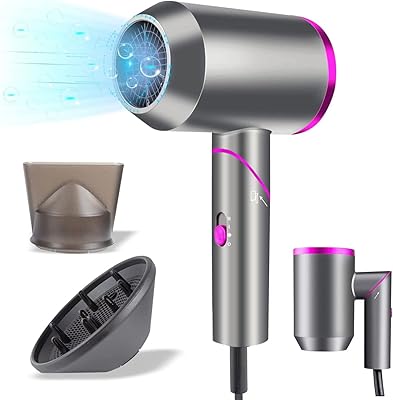 Professional foldable Ionian hair dryer 1800 W 3 Heat settings 2.. You choose it, we deliver it — DIAYTAR Nigeria makes shopping easy.