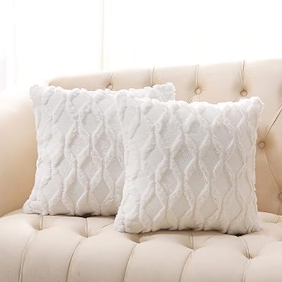 Vulcanix Lot of 2 cushion covers in polar imitation 457 x.. DIAYTAR NIGERIA: Where smart shoppers find everything they need at prices they can afford.