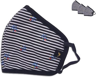 Healthguard premium protective mask, Ingco certified, antibacterial, washable, blue floral stripes, package of 3.. Nigeria's e-commerce leader delivers unmatched variety and value to your doorstep in just 5-8 days.