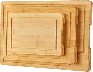 Set of bamboo cutting boards with juice groove (3.. Your everyday shopping companion, DIAYTAR NIGERIA offers unbeatable value with nationwide delivery.