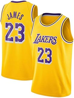 Sports training and training jacket with quick drying for men from Los Angeles Lakers #23 LeBron James, XXL.. No more overpriced stores — DIAYTAR Nigeria brings the best to your door.