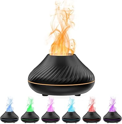 Essential oil diffuser diffuser of flame aromas humidifier therapy with fresh mist with 7.. Shop with purpose at DIAYTAR NIGERIA, where diverse selection meets budget-friendly nationwide delivery.