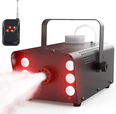 Smoke machine 2500 CFM with wireless remote control, 6 LED 450W lights for Halloween with 7 colors and Stroboscopic effect for wedding party and stage effect.. DIAYTAR NIGERIA makes every shopping desire a reality with affordable prices and delivery in 5-8 days.