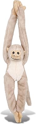Long arm toy hanging in the shape of a white squirrel monkey.. Home to endless choices and pocket-friendly prices — DIAYTAR Nigeria.