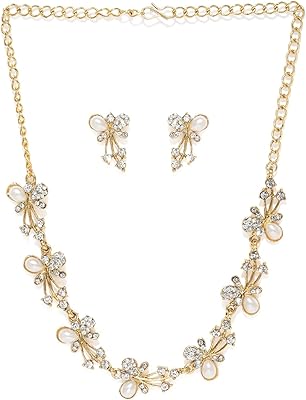 Jewelry set for women (gold) (ZPFK5216), metal, stone.. Whether you're in Lagos, Abuja, or anywhere in between, DIAYTAR Nigeria ensures your online shopping experience is smooth, affordable, and fast.