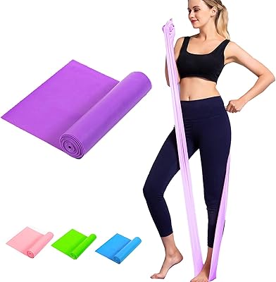 Yokago latex rubber resistance strips for bodybuilding, yoga, pilates, fitness, physiotherapy - body training at home - Violet.. DIAYTAR NIGERIA: Where every shopping need is fulfilled with affordable prices and nationwide shipping.