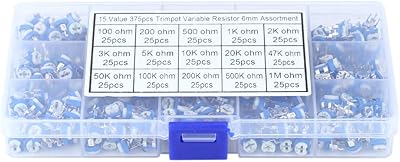 Kit with 375 -piece voltage meter rheostat, 15 values, with box, for consumer electronics, the automobile.. Shop across categories at DIAYTAR NIGERIA with the confidence of affordable prices and delivery within 8 days.
