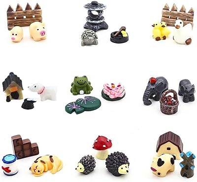 JLZK 27 pieces of miniature zoo ornaments for fairy garden accessories Set of mini animal figurines mini feast decorations.. Experience DIAYTAR NIGERIA, where extensive product variety meets pocket-friendly prices and reliable delivery.