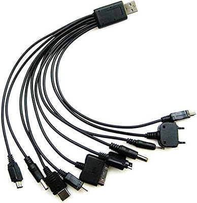 Universal and sustainable USB car charger cable 10 in 1 for iPhone iPod LG iPad Nokia Lenovo PSP.. Shop smart with DIAYTAR NIGERIA, offering a vast product range delivered to your doorstep within a week.