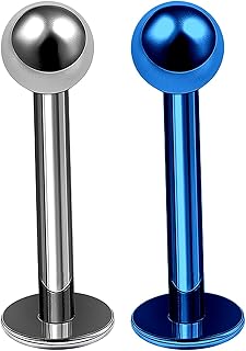 2 pieces Labret En Titanium Earrings 16g 3mm Monroe Labret Spherical Head Labret Cartilage Piercing Jewelry Choosing the size and color.. Shop from our extensive catalog at DIAYTAR NIGERIA and enjoy doorstep delivery in just 5-8 days.