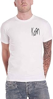 Official T-shirt for men Serenity of Suffering Scratch Band Logo Korn Blanc.. Shop with confidence at DIAYTAR NIGERIA, enjoying competitive prices and delivery within 8 days.