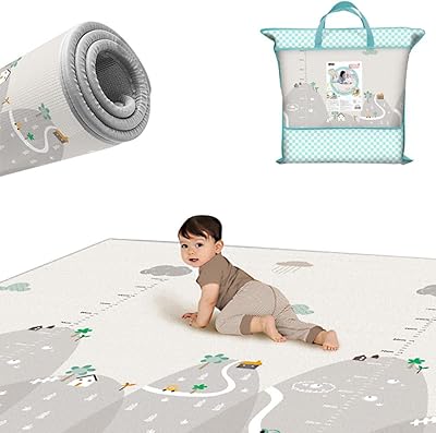Infantile tabit 200 x 180 cm Baby game mat, foam gaming carpet 1 cm thick, crawling game mat for toddlers, baby blanket (gray).. Shop with purpose at DIAYTAR NIGERIA and receive your purchases at unbeatable prices within the week.
