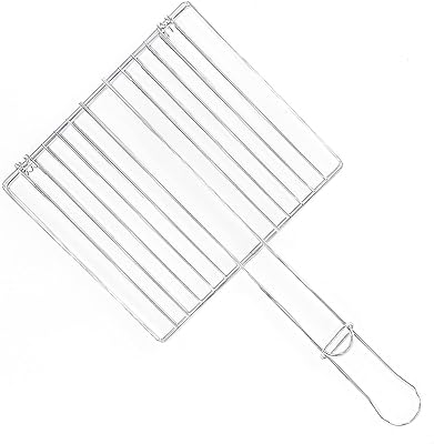 Royford barbecue basket, Portable stainless steel foldable steel barbecue basket for grilled fish, seafood, steak, meat, vegetables, barbecue basket with lockable handle.. DIAYTAR NIGERIA: Your affordable gateway to thousands of products delivered within a week.