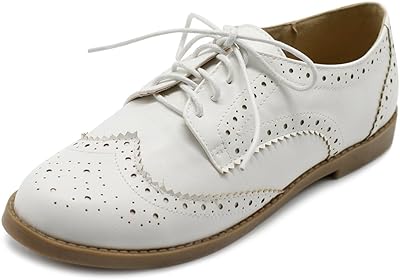 Ollio Flat Women's Shoes, Oxfords with end of wing.. DIAYTAR NIGERIA revolutionizes access to quality products with affordable prices and dependable shipping.