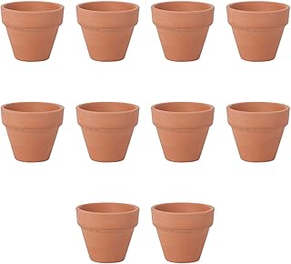 10 pieces small pots in yarnow clay, ceramics, porcelain, cacti, flower planters, terracotta jars with inward drainage hole.. Your complete shopping solution, DIAYTAR NIGERIA offers extensive choice with competitive prices and delivery.