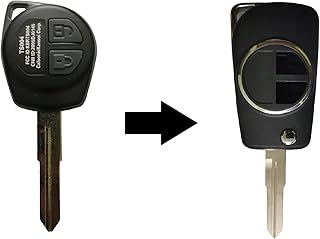 Foldable remote control key to 2 apande buttons compatible with Suzuki.. DIAYTAR NIGERIA delivers affordability and convenience to your doorstep within 8 days of purchase.