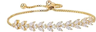 Adjustable wedding tennis bracelets for women, chain bracelet in cubic zirconia in the shape of a marquise tear for end -of -year ball, precious stones, cubic zirconia.. DIAYTAR NIGERIA brings the marketplace to your home with budget-friendly prices and nationwide delivery.