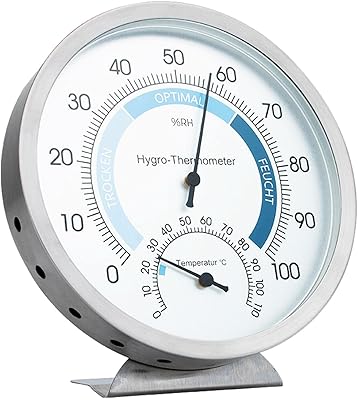 Office hygrometer - 2 in 1 humidimeter for humidity and interior temperature | room hygrometer with screen and 3 hygro zones.. Explore a world of choices with DIAYTAR NIGERIA's vast catalog and budget-friendly nationwide shipping.
