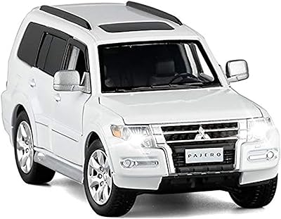 ZXSH 1/32 Pajero V97 All-terrain car in alloy molded under pressure absorption of shock (white).. DIAYTAR NIGERIA: Bringing affordable shopping solutions with a diverse product catalog delivered nationwide.