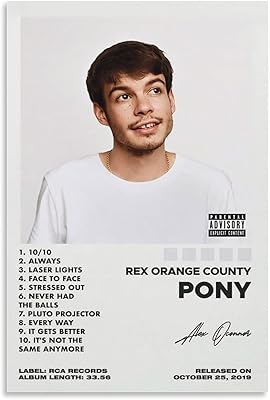 Rex Orange County album poster, pony poster, bedroom decoration, aesthetic wall painting for bedroom 12 x 18 inches (30 x 45 cm).. Whether you're in Lagos, Abuja, or anywhere in between, DIAYTAR Nigeria ensures your online shopping experience is smooth, affordable, and fast.