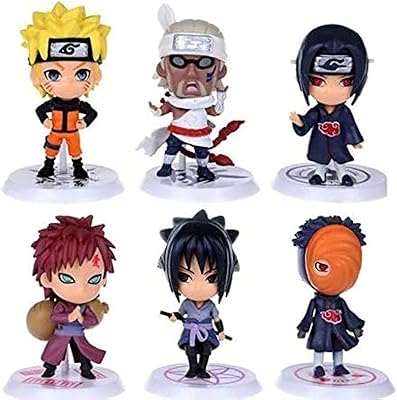 6 pieces/Naruto Bon Pvc Ensemble Génération 19 Naruto Model Toy Action figurine for Gift Decoration Collection.. One platform, all your needs — DIAYTAR Nigeria delivers quickly.