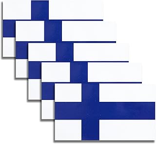 5 pieces of Finnish flag sticker Tactical Tactical Flag Sticker Finnish stickers for car bumper vehicles 2.5 x 4.5 inches.. DIAYTAR NIGERIA revolutionizes online shopping with competitive prices and reliable 5-8 day delivery.