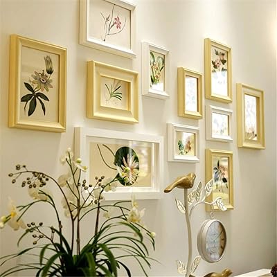 Set of solid wooden wall photo frames, solid European design, Large White Multi-Photos Creative Photo Frame, Plexiglas Photo Frame.. DIAYTAR NIGERIA: Your affordable shopping destination with thousands of products delivered in days.
