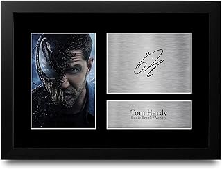 Hwc trading fr a4 tom hardy venom gifts autograph photo printed and signed