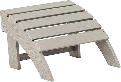 Blue Wave Nu6823 Ez-Care Tek-Wood Pouf Adirondack gray slate.. DIAYTAR NIGERIA makes quality accessible with our affordable prices and dependable delivery service.