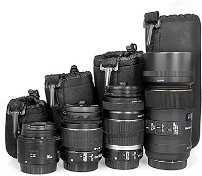 Storage bag for objectives in flexible morning neoprene for Canon, Nikon, Sony.. Experience the joy of convenient shopping with DIAYTAR NIGERIA's vast selection and quick delivery service.