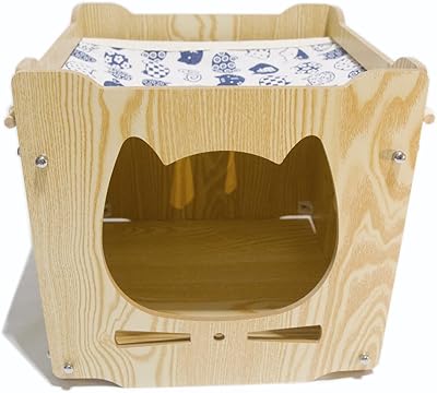 Cat indoor house - Large cat cave for pets with flexible carpet and observation hole, foldable hiding place for cats (size L).. DIAYTAR NIGERIA: Where affordability and variety meet with convenient delivery within 8 days.