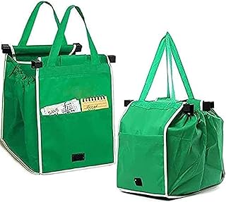 Bag of races with reusable laggingers not woven junaris with handles (green) - Package of 2.. DIAYTAR NIGERIA: Your partner in affordable online shopping with dependable delivery within 8 days.