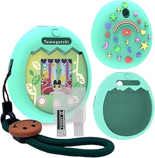 Silicone shell and screen protector for tamagotchi pix virtual pet with strap, replacement accessories for tamagotchi pix (green).. Shop smart with DIAYTAR NIGERIA, offering a vast product range delivered to your doorstep within a week.