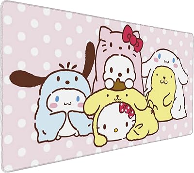 Cute gaming mouse carpet for kawaii girls, long and extended XXL desktop mouse, animated design for girls for work, games, office, house, 35.4 "x 15.7".. DIAYTAR NIGERIA transforms online shopping with competitive prices and dependable nationwide delivery.