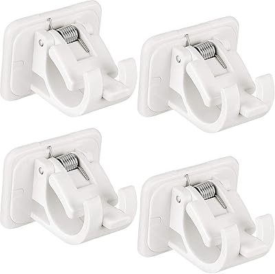 Curtain rod support, 8 parts, curtain cross support, self-adhesive rod hanger, without drilling supports, wall hooks, pole hooks and kitchen bindings, house, bathroom and hotel.. Spend less, get more — that’s the DIAYTAR Nigeria promise.