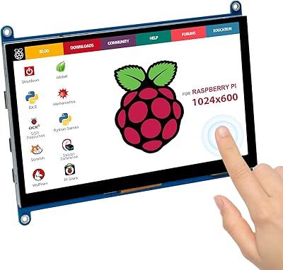 Electro siren touch screen, 7-inch Raspberry Pi 1024 x 600 IPS screen with Raspberry Pi speakers, Jetson Nano and BB Black, 3D printer.. No stress, no delays — DIAYTAR Nigeria is your trusted shopping partner.