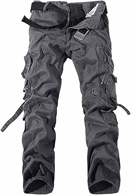 Trionn Slim Fit pants, military tactical pants, multi-pocket washed overalls for men's loose cotton pants, men's cargo pants for men's pants, size 28-42 (color: hortel�, size: 31).. Affordable online shopping is just a click away with DIAYTAR Nigeria.