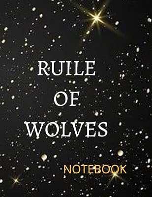 Carnet Rule of Wolves :: This book is intended for a daily newspaper soft cover, xxl (8.5 \ "x 11 \"), 120 pages .... Experience shopping without limits at DIAYTAR NIGERIA, where affordability meets convenience in just days.