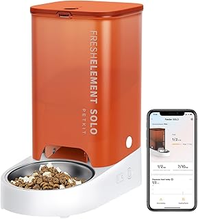 WiFi automatic feeder for Petkit chat, control by application for food and monitor remotely, program up to 10 meals per day, 304 stainless steel and advanced Fresh Lock technology, cats/dogs up to 15 days of power supply.. Affordable luxury and fast service — only on DIAYTAR Nigeria.