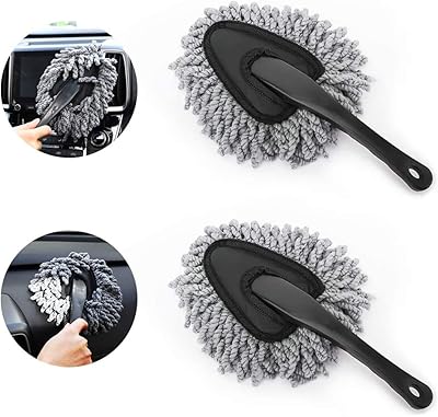 Dusting of car, set of ultra -soft microfiber brushes for interior and exterior cleaning of the car, dusting and washing tool for car, motorcycle, ventilation grid - Gray.. DIAYTAR NIGERIA: Where every Nigerian finds what they need at prices they can afford, delivered promptly.