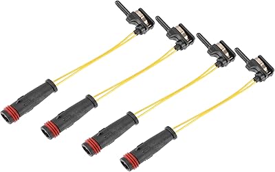 Acropix Car brake pad sensor carriers of the front and rear disc brake platelets for Mercedes -Benz C230 - 4 black package.. Join millions of satisfied shoppers using DIAYTAR Nigeria every day.