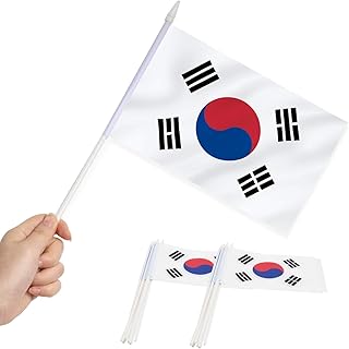 Set of 12 small Korean flags Anli Small portables on a stick.. Discover why millions choose DIAYTAR for affordable online shopping with delivery in just 5-8 days.