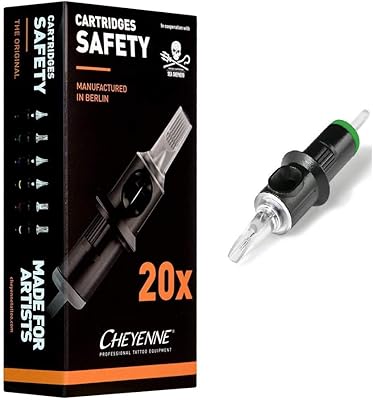 Cheyenne Hawk safety needle cartridges (20 brushes) (11 brushes).. Enjoy a hassle-free shopping experience with DIAYTAR Nigeria, where products are categorized for your convenience and delivery is always on time.