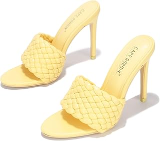 Anson sexy women knitted heels open open shoes with square heels.. DIAYTAR NIGERIA revolutionizes e-commerce with our affordable prices and dependable delivery timeframes.