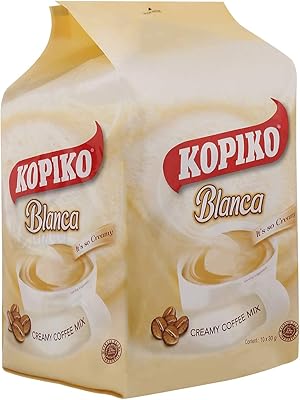 Instant Kopico Premium 3 -in -1 coffee coffee with crema, without dairy and sugar products 30 pieces per bag (mixture of creamy coffee kopico blanca 3 in 1).. DIAYTAR NIGERIA: Your trusted partner for affordable online shopping with reliable delivery timeframes.