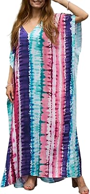 Yuksu beach caftan in large-size radiation for women, V-neck, Turkish swimsuit dresses, cover-up.. DIAYTAR NIGERIA: Revolutionizing how Nigerians shop with affordable prices and prompt delivery services.