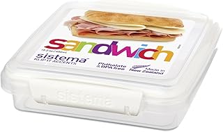 Food storage sandwich box sistema clip it accents, 15.5 oz/0.9 cup, matching colors.. Your digital shopping companion, DIAYTAR NIGERIA offers exceptional value with delivery in less than 8 days.