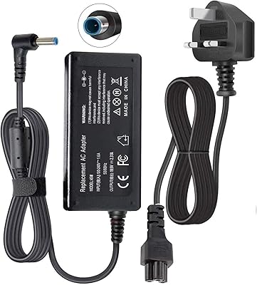 Intech 45 W/65 W laptop charger for HP, AC adapter 19.5 V 2.31 A Compatible with HP Stream 11 13 14 EliteBook Folio Specter Ultrabook Smart Touch Smart and Plus (4.5 mm x 3 mm).. DIAYTAR NIGERIA puts thousands of products at your fingertips with affordable prices and delivery within a week.